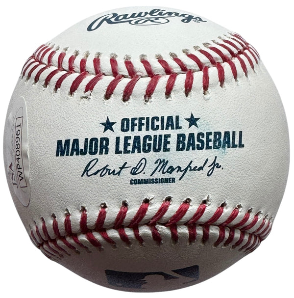 Ozzie Albies Autographed Official Major League Baseball (JSA)
