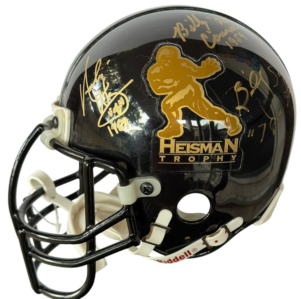 Heisman Trophy Winners Multi Signed Mini Helmet