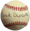 Frank Crosetti Autographed Official American League Baseball