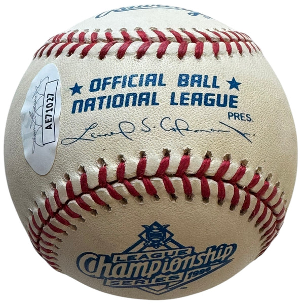 Andruw Jones Autographed 1994 Official Championship League Series Baseball (JSA)