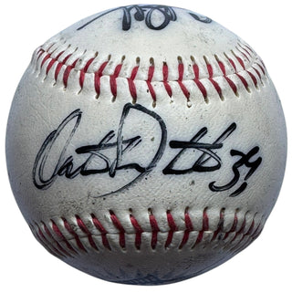 Orestes Destrade Rene Lachemann Autographed 1993 Inaugural Marlins Baseball