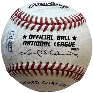 Johnny Bench Autographed Official National League Baseball (JSA)