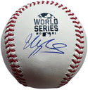 Eddie Rosario Autographed 2021 World Series Official Major League Baseball (Beckett)