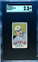 1923 W515-1 Tris Speaker #28 Hand Cut Card SGC 2.5
