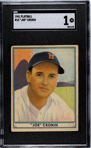 Joe Cronin 1941 Playball SGC 1