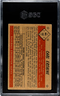 Carl Erskine 1953 Bowman Color Card #12 SGC 4