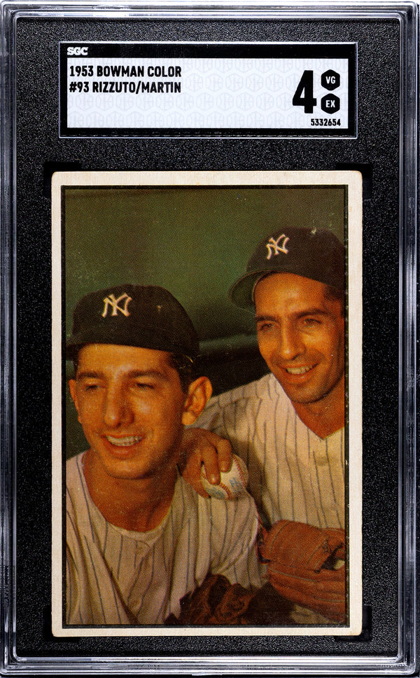 1953 Rizzuto/Martin Bowman Color #93 SGC 4