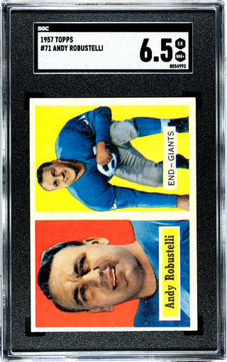 Andy Robustelli 1957 Topps #71 SGC 6.5
