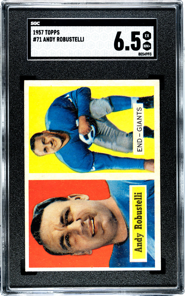 Andy Robustelli 1957 Topps #71 SGC 6.5