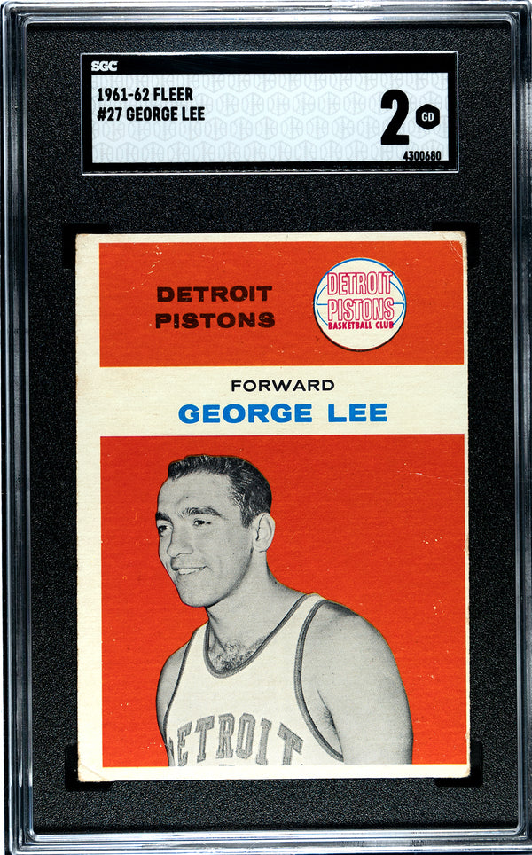 George Lee 1961-62 Fleer Card #27 SGC 2