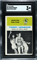 Tommy Heinsohn 1961 Fleer #54 SGC 3