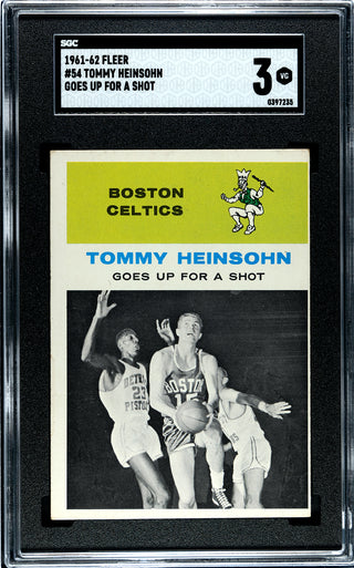 Tommy Heinsohn 1961 Fleer #54 SGC 3