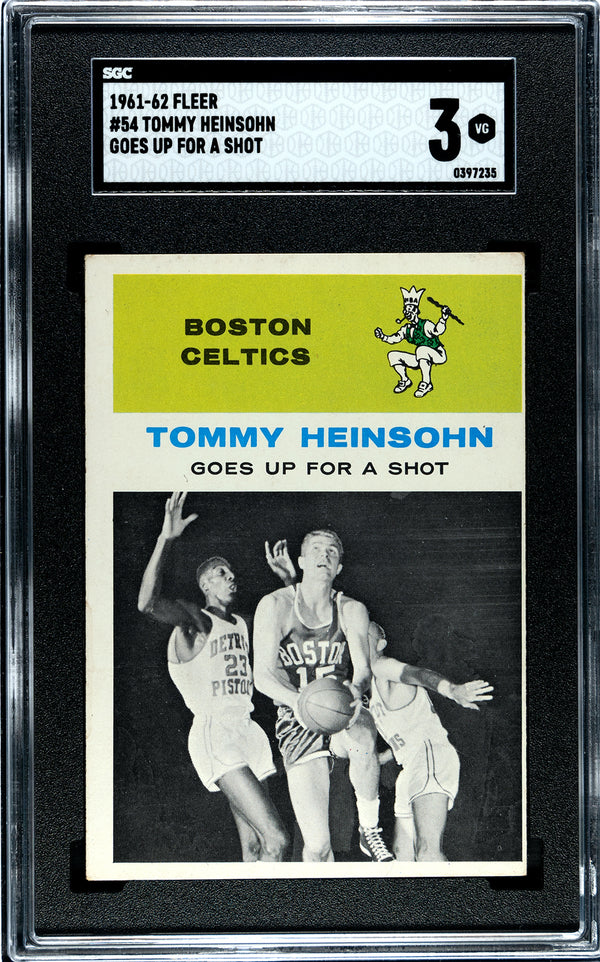 Tommy Heinsohn 1961 Fleer #54 SGC 3