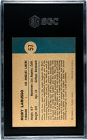 Rudy Larusso 1961 Fleer #57 SGC 2.5