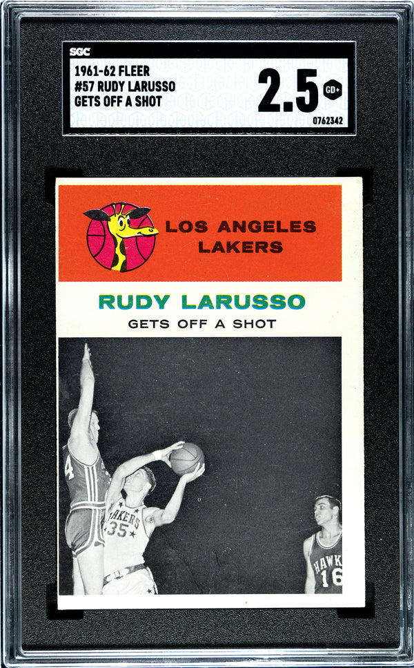 Rudy Larusso 1961 Fleer #57 SGC 2.5