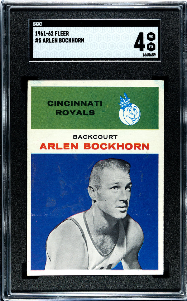 Arlen Bockhorn 1961 Fleer #5 SGC 4