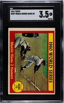1961 Topps World Series Game #2 #307 SGC 3.5