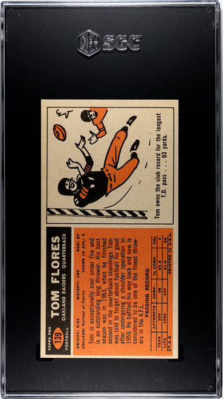 Tom Flores 1965 Topps #139 SGC 6
