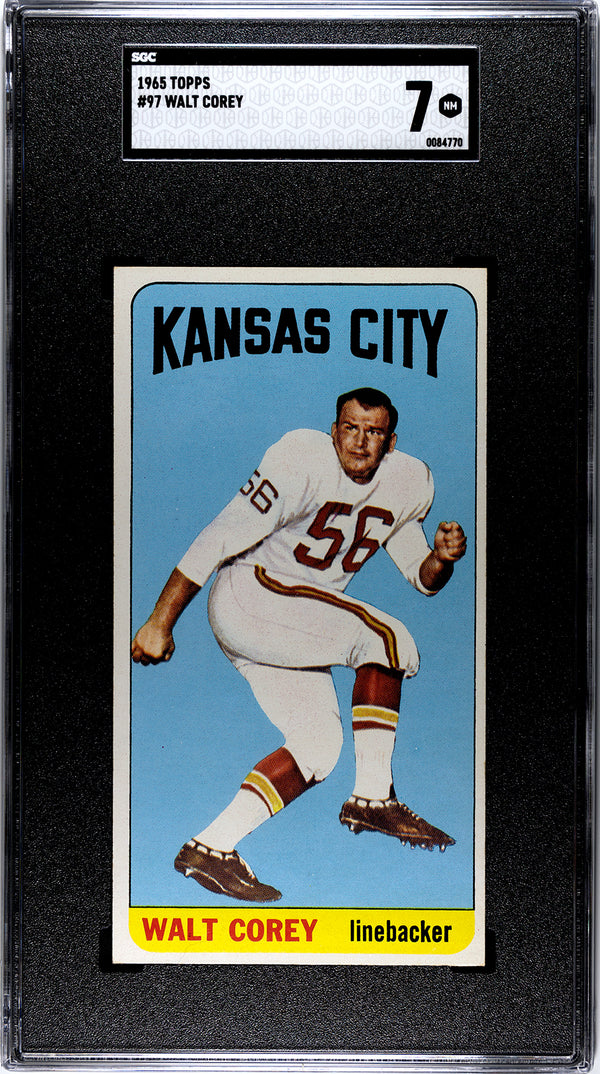 Walt Corey 1965 Topps #97 SGC 7
