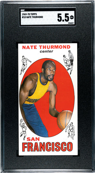 Nate Thurmond 1969-70 Topps Card #10 (SGC EX+ 5.5)