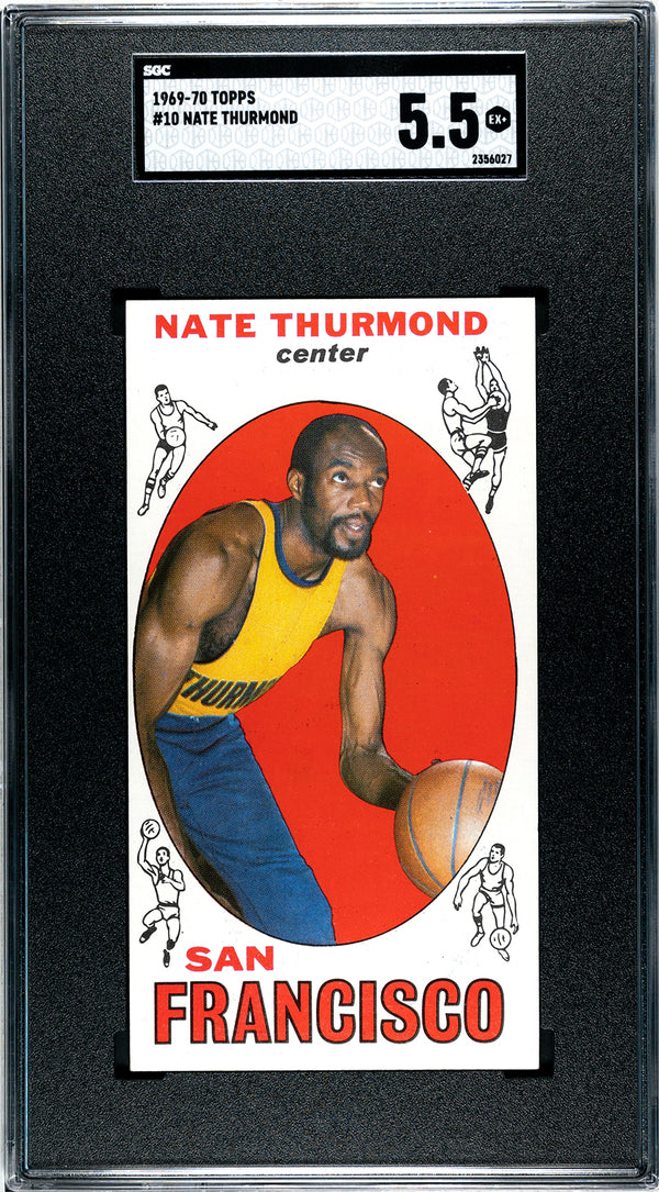 Nate Thurmond 1969-70 Topps Card #10 (SGC EX+ 5.5)