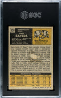 Gale Sayers 1971 Topps #150 SGC 2