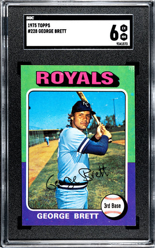 George Brett 1975 Topps #228 SGC 6