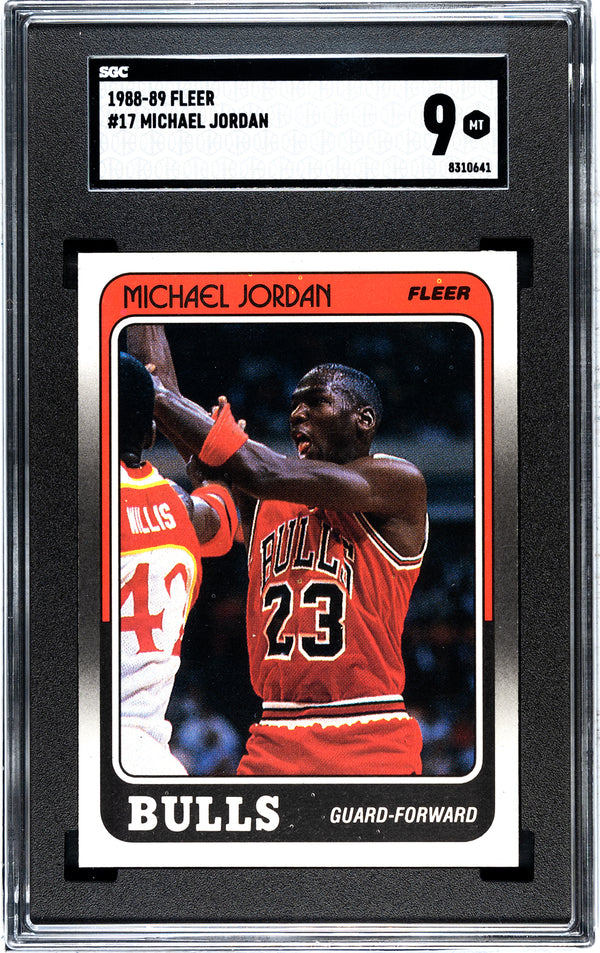 Michael Jordan 1988-89 Fleer #17 SGC 9