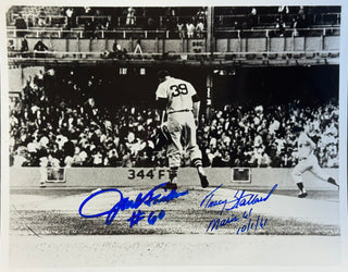 Jack Fisher & Tracy Stallard Autographed 8x10 Baseball Photo