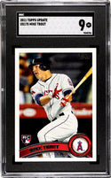 Mike Trout 2011 Topps Update #US175 SGC 9
