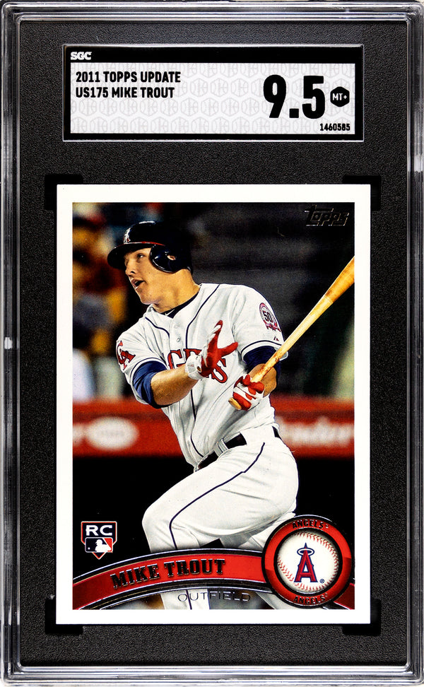 Mike Trout 2011 Topps Update #US175 SGC 9.5