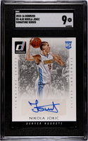 Nikola Jokic 2015-16 Donruss Signature Series #SSNJK SGC 9