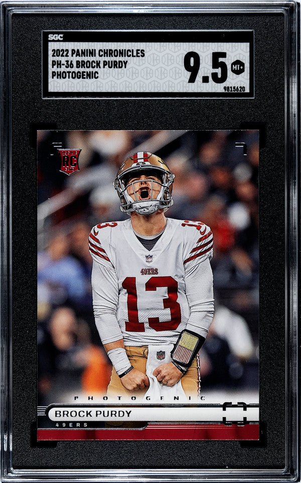 Brock Purdy 2022 Panini Chronicles Photogenic #PH-36 SGC 9.5