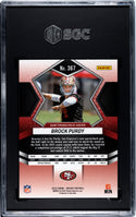 Brock Purdy 2022 Panini Mosaic #367 SGC 8