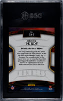 Brock Purdy 2022 Panini Select Numbers #SN-5 SGC 10