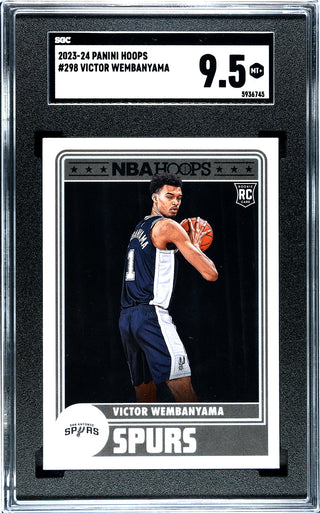 Victor Wembanyama 2023-24 Panini Hoops #298 SGC 9.5