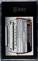 Jackson Holliday 2023 Bowman Chrome Prospect Mega Box Rookie Card SGC 10