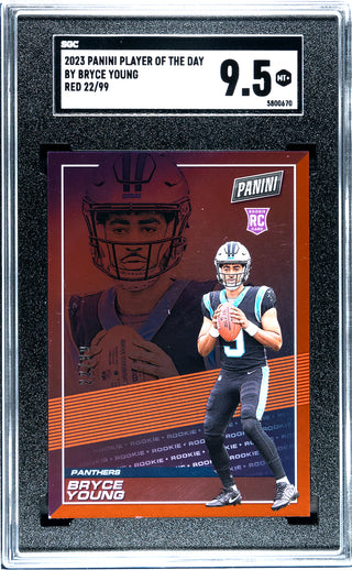 Bryce Young 2023 Panini Player of the Day Red /99 #BY SGC 9.5