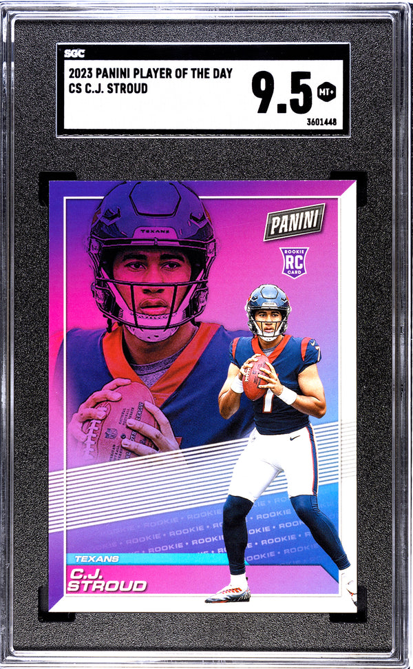 CJ Stroud 2023 Panini Player of the Day #CS SGC 9.5