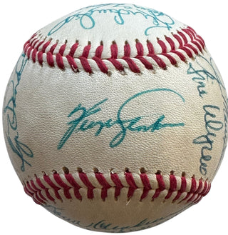 Major League Baseball Players Alumni Muti Signed Autographed Ball