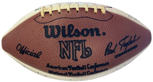1972 Super Bowl VII Champion Miami Dolphins Autographed Wilson Football (JSA)