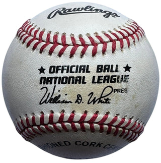 Richie Ashburn Autographed Official National League Baseball