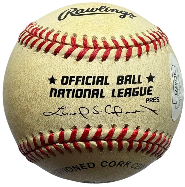 Frank Howard Autographed Official National League Baseball (JSA)