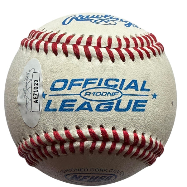 John Smoltz Steve Avery & Phil Nierko Autographed Official League Baseball (JSA)
