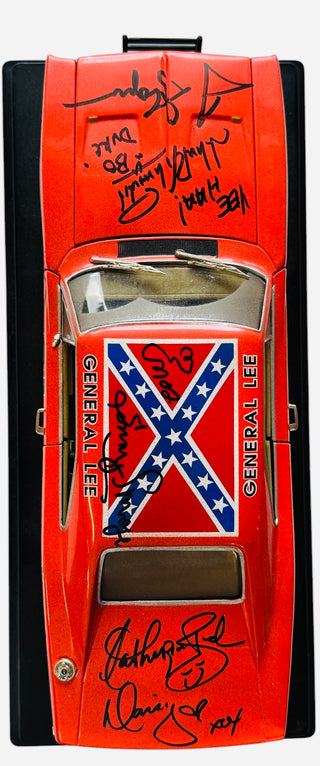 DUKES OF HAZZARD Signed 1:18 Scale ERTL Diecast Car Mud Version (JSA)