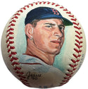 Carl Yastrzemski Autographed Hand Painted Official American League Baseball (JSA)