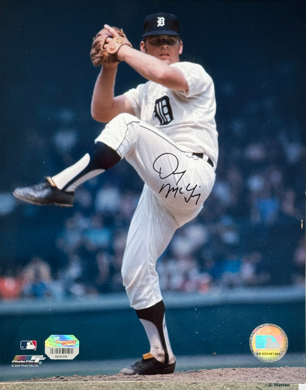 Denny McLain Autographed 8x10 Baseball Photo (Fanatics)