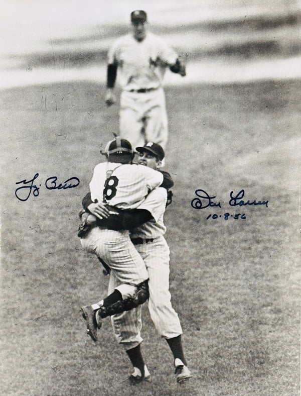 Don Larsen & Yogi Berra Autographed 11x14 Photo (Berra LTD)