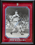 Ted Williams Autographed 11x14 Framed Baseball Photo (JSA)