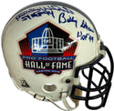 Charley Trippi Randy White Billy Shaw Autographed Hall of Fame Mini Helmet